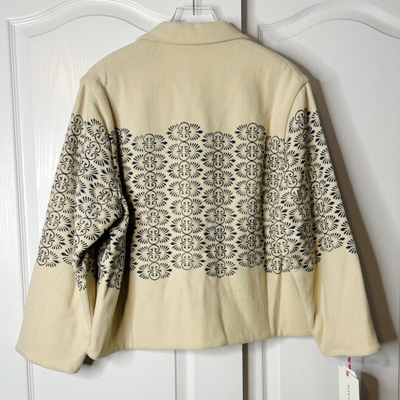 NWT Alix of Bohemia Western Lapis Trellis Jacket Size Large - Picture 6 of 16